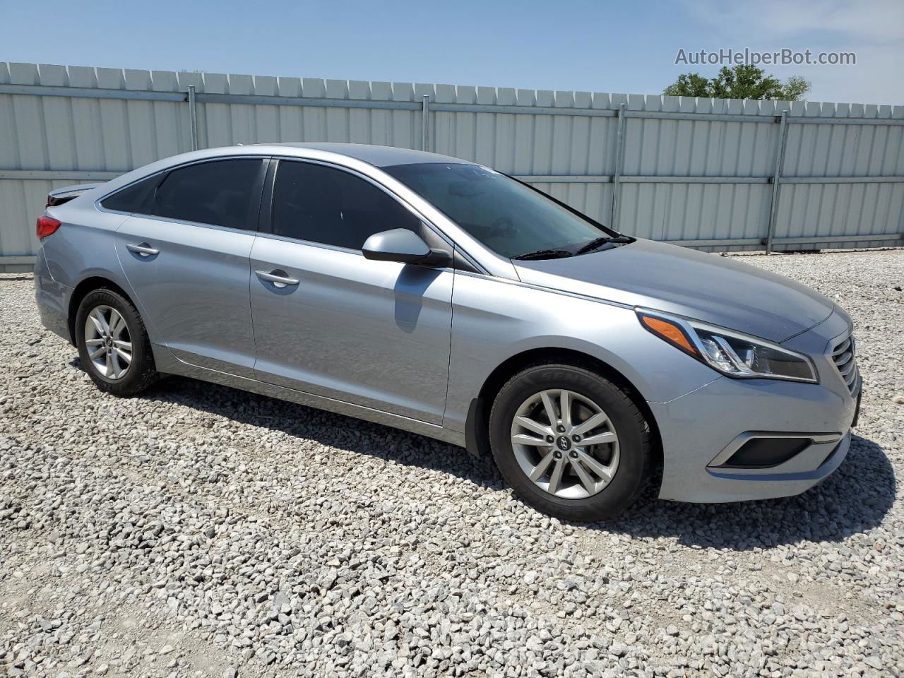 2017 Hyundai Sonata Se Silver vin: 5NPE24AF1HH568251