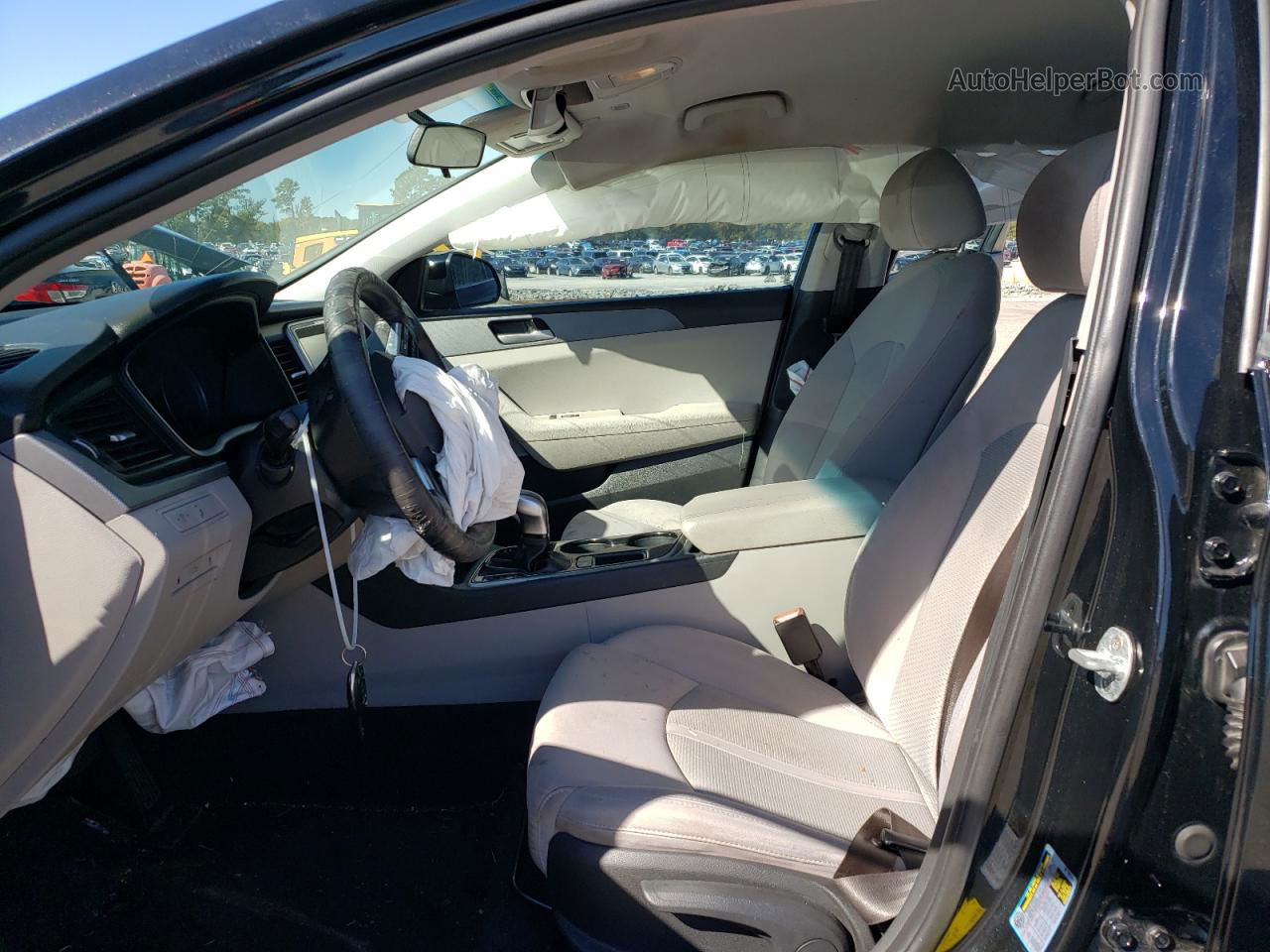 2018 Hyundai Sonata Se Черный vin: 5NPE24AF1JH617647