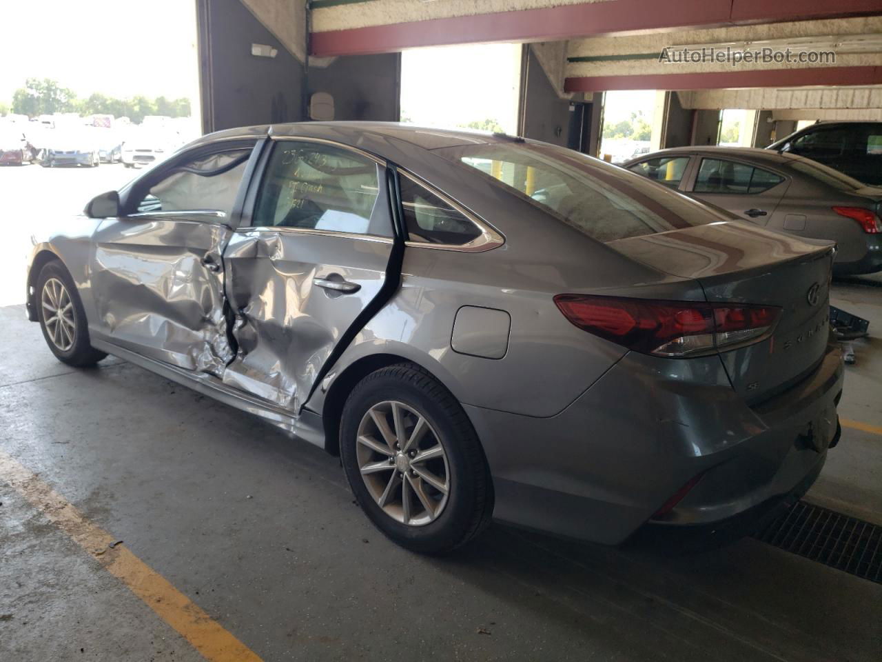 2018 Hyundai Sonata Se Gray vin: 5NPE24AF1JH623206