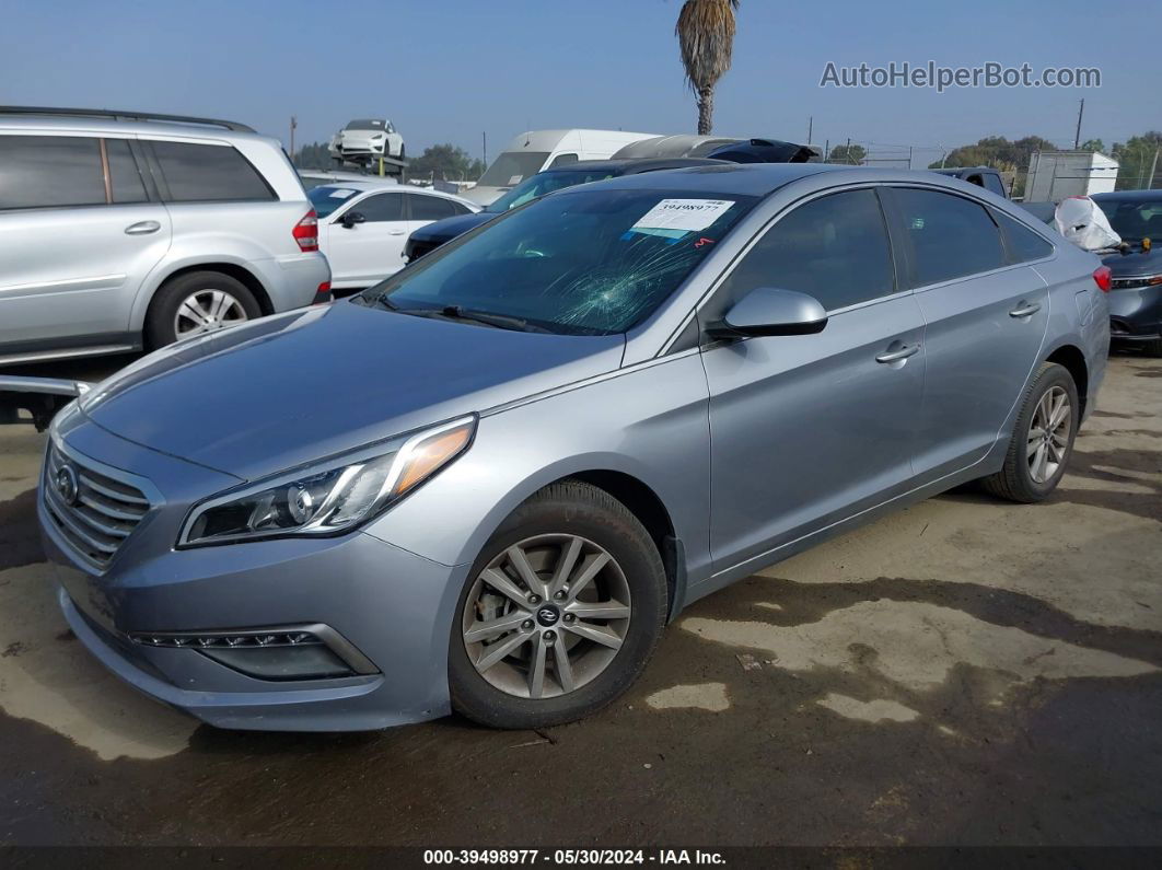 2015 Hyundai Sonata Se Silver vin: 5NPE24AF2FH144882