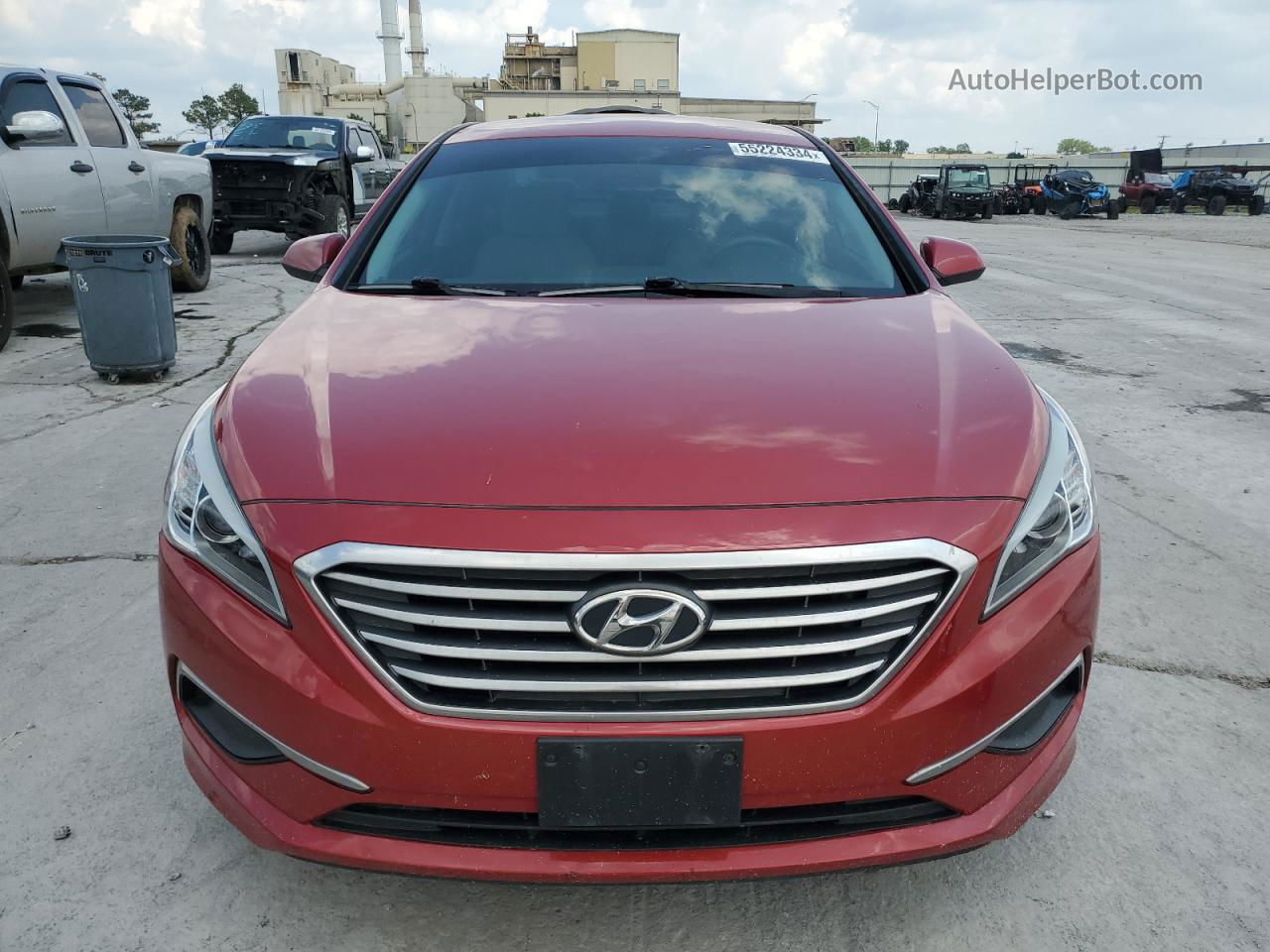 2017 Hyundai Sonata Se Red vin: 5NPE24AF2HH460852