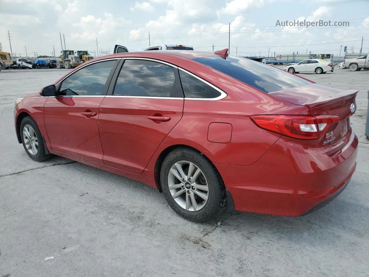 2017 Hyundai Sonata Se Красный vin: 5NPE24AF2HH460852