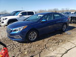 2017 Hyundai Sonata Se Blue vin: 5NPE24AF2HH464321