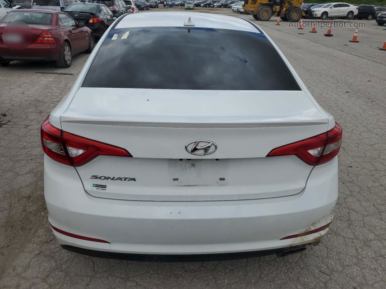 2017 Hyundai Sonata Se White vin: 5NPE24AF2HH491552