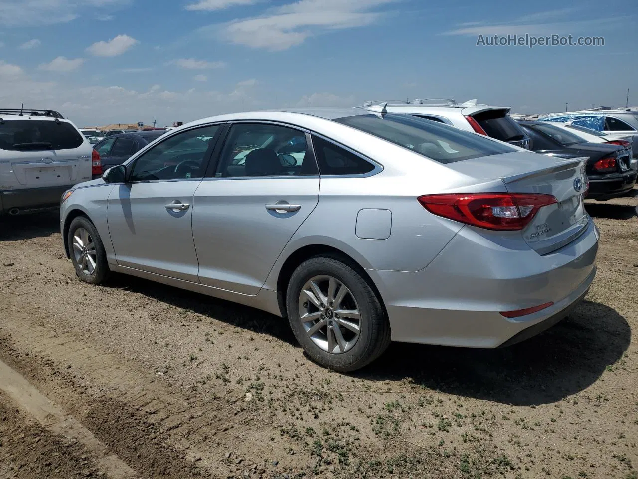 2017 Hyundai Sonata Se Серебряный vin: 5NPE24AF2HH496749