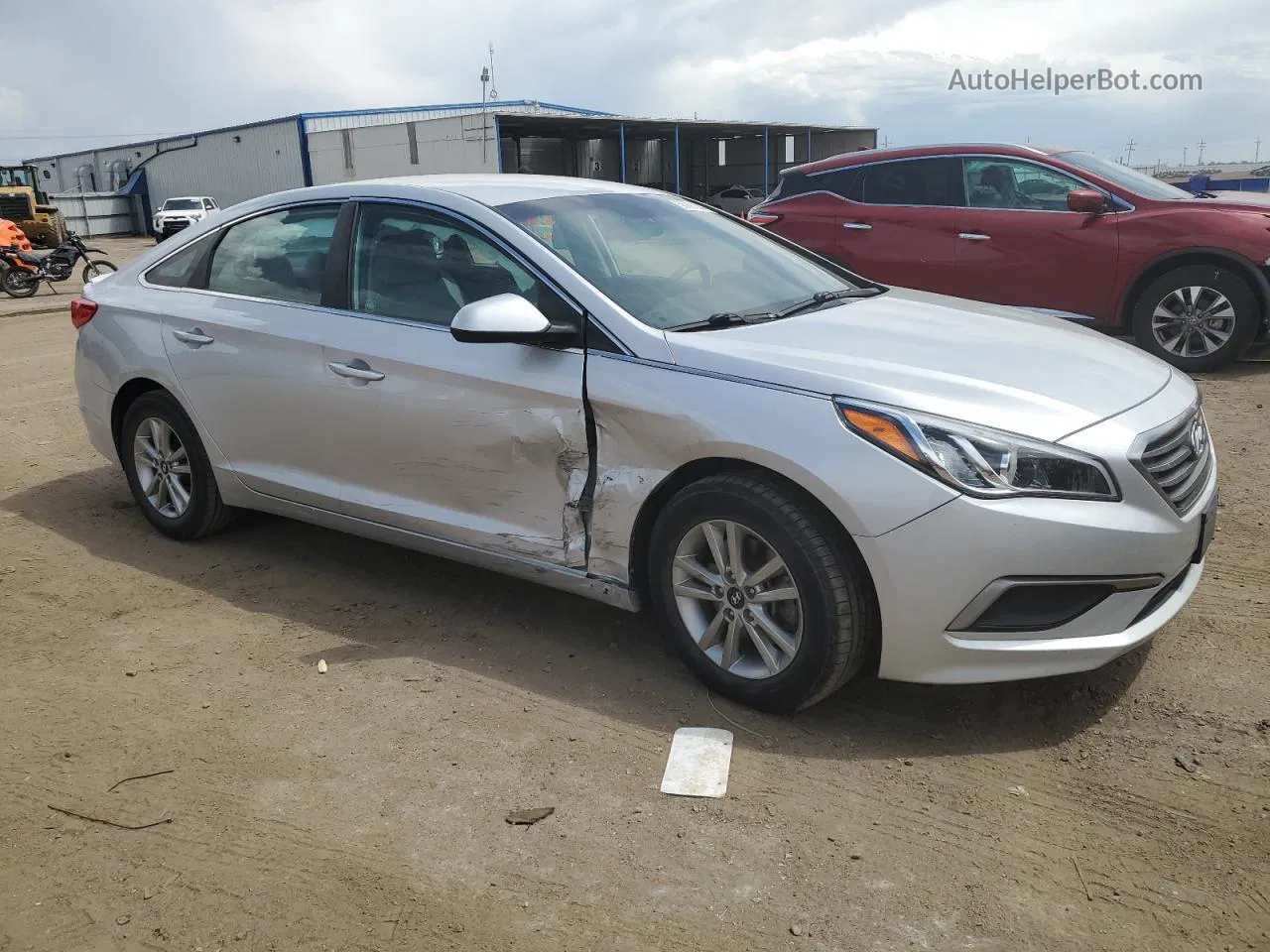 2017 Hyundai Sonata Se Silver vin: 5NPE24AF2HH496749