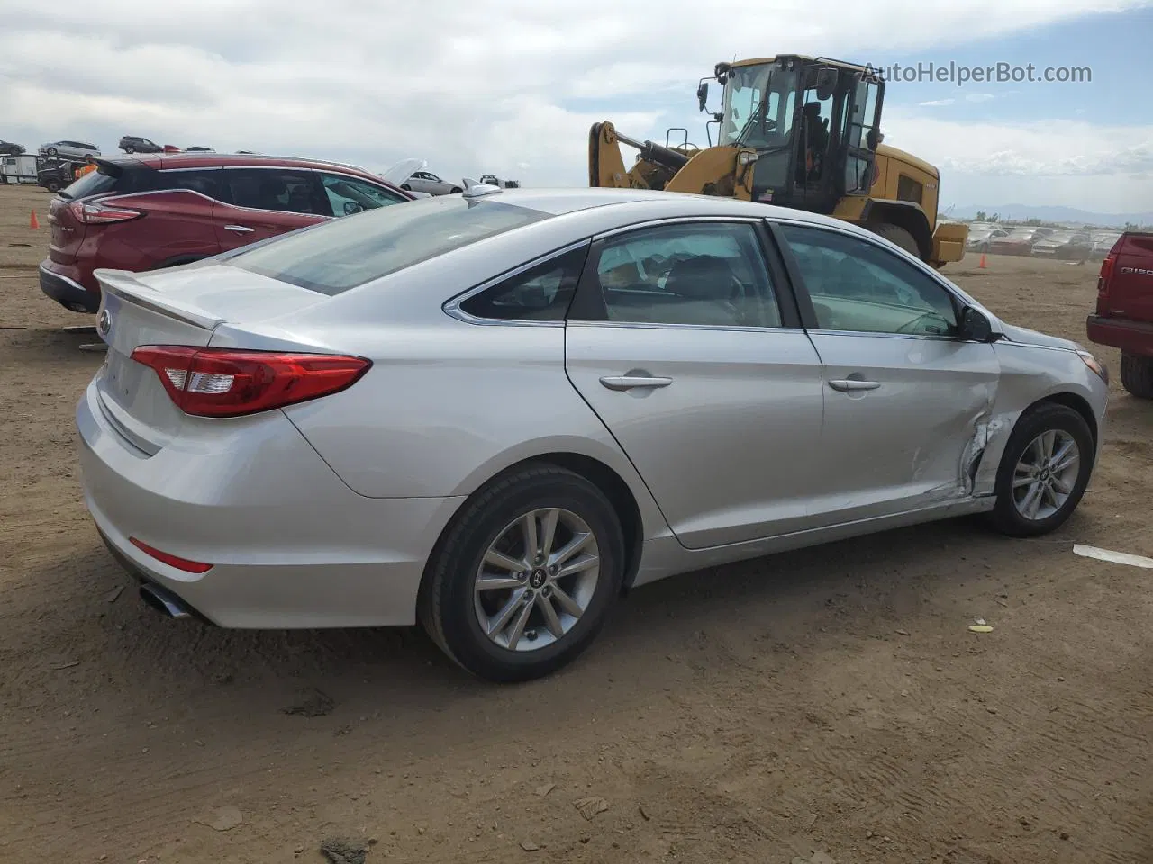 2017 Hyundai Sonata Se Серебряный vin: 5NPE24AF2HH496749