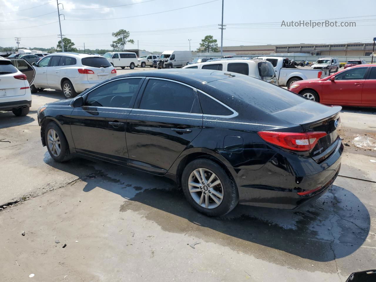 2017 Hyundai Sonata Se Black vin: 5NPE24AF2HH523061