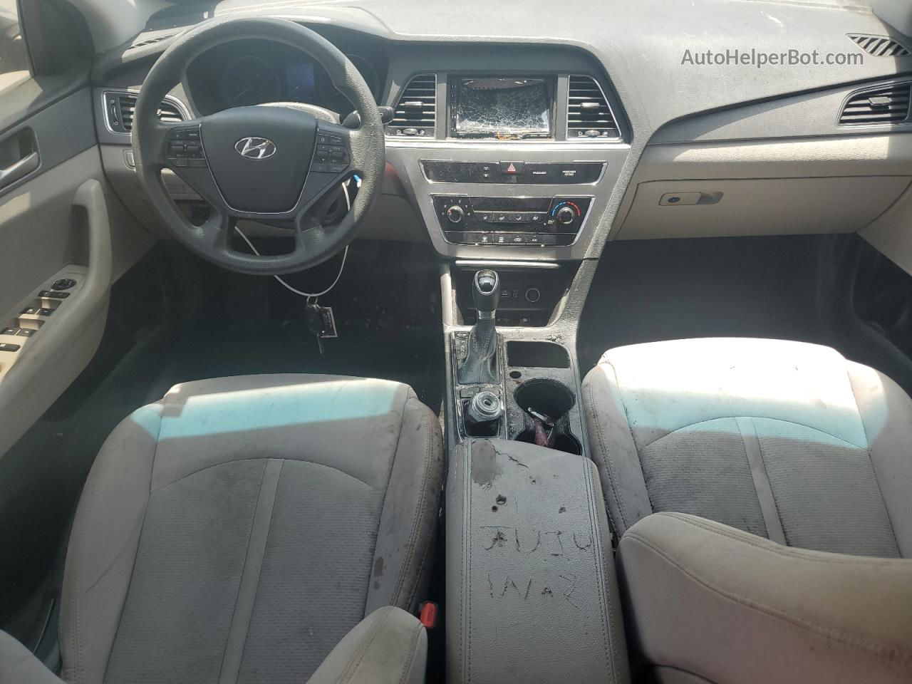 2017 Hyundai Sonata Se Синий vin: 5NPE24AF2HH541530