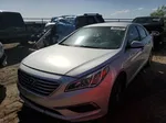 2017 Hyundai Sonata Se Silver vin: 5NPE24AF2HH554570