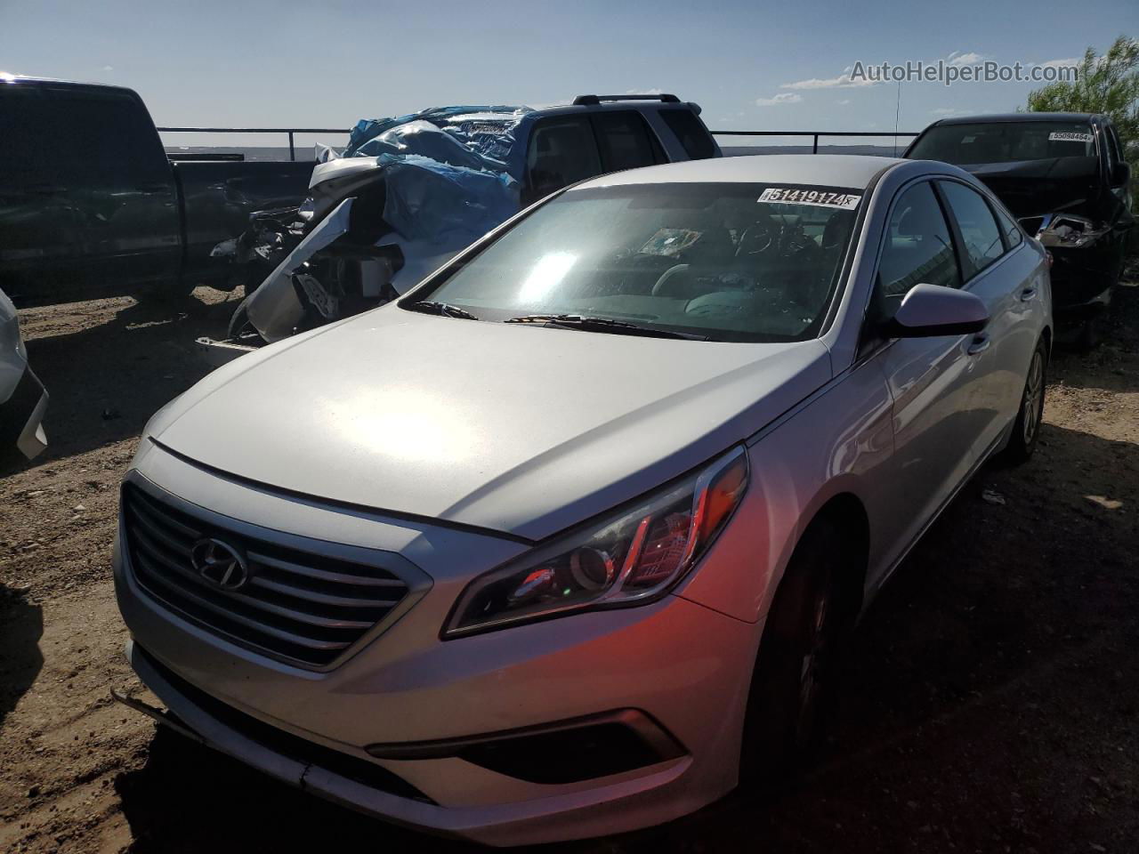 2017 Hyundai Sonata Se Silver vin: 5NPE24AF2HH554570