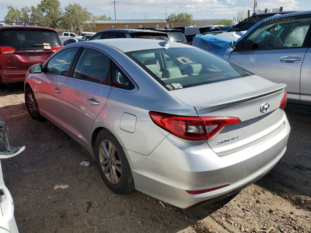 2017 Hyundai Sonata Se Silver vin: 5NPE24AF2HH554570