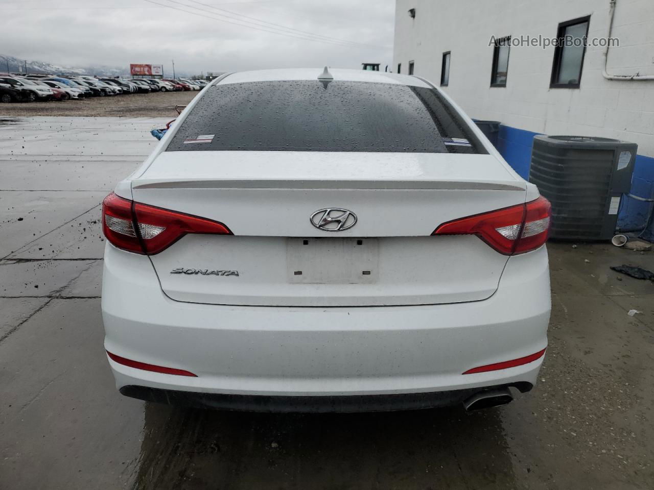 2017 Hyundai Sonata Se White vin: 5NPE24AF2HH581896