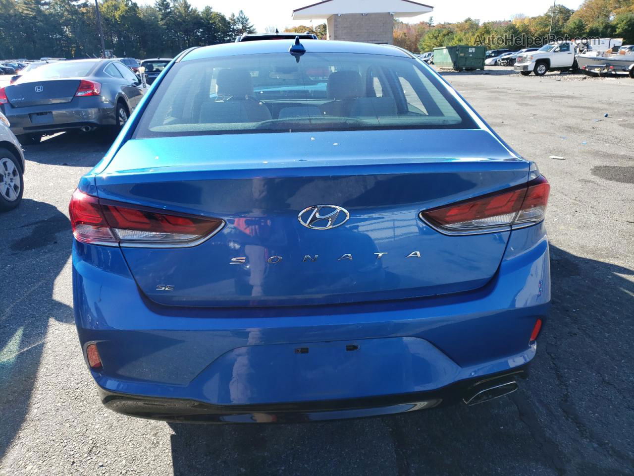 2018 Hyundai Sonata Se Blue vin: 5NPE24AF2JH613364