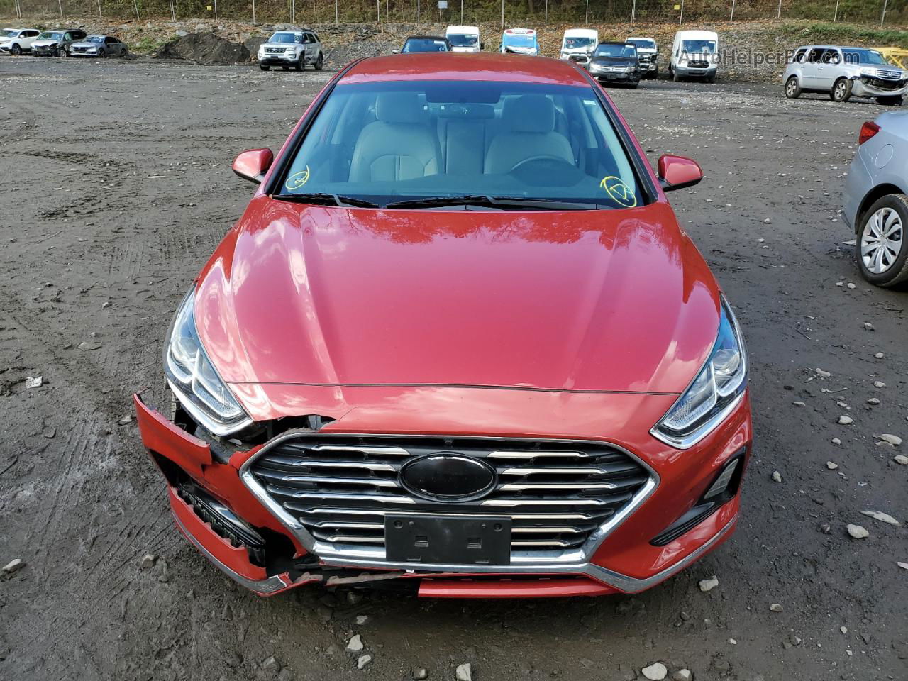 2018 Hyundai Sonata Se Red vin: 5NPE24AF2JH647420