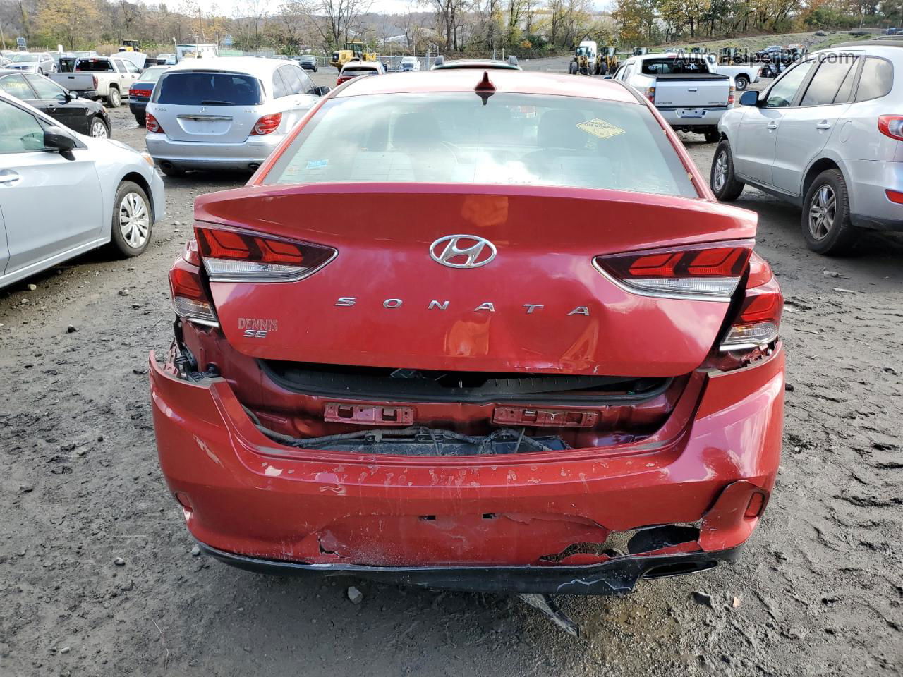 2018 Hyundai Sonata Se Red vin: 5NPE24AF2JH647420