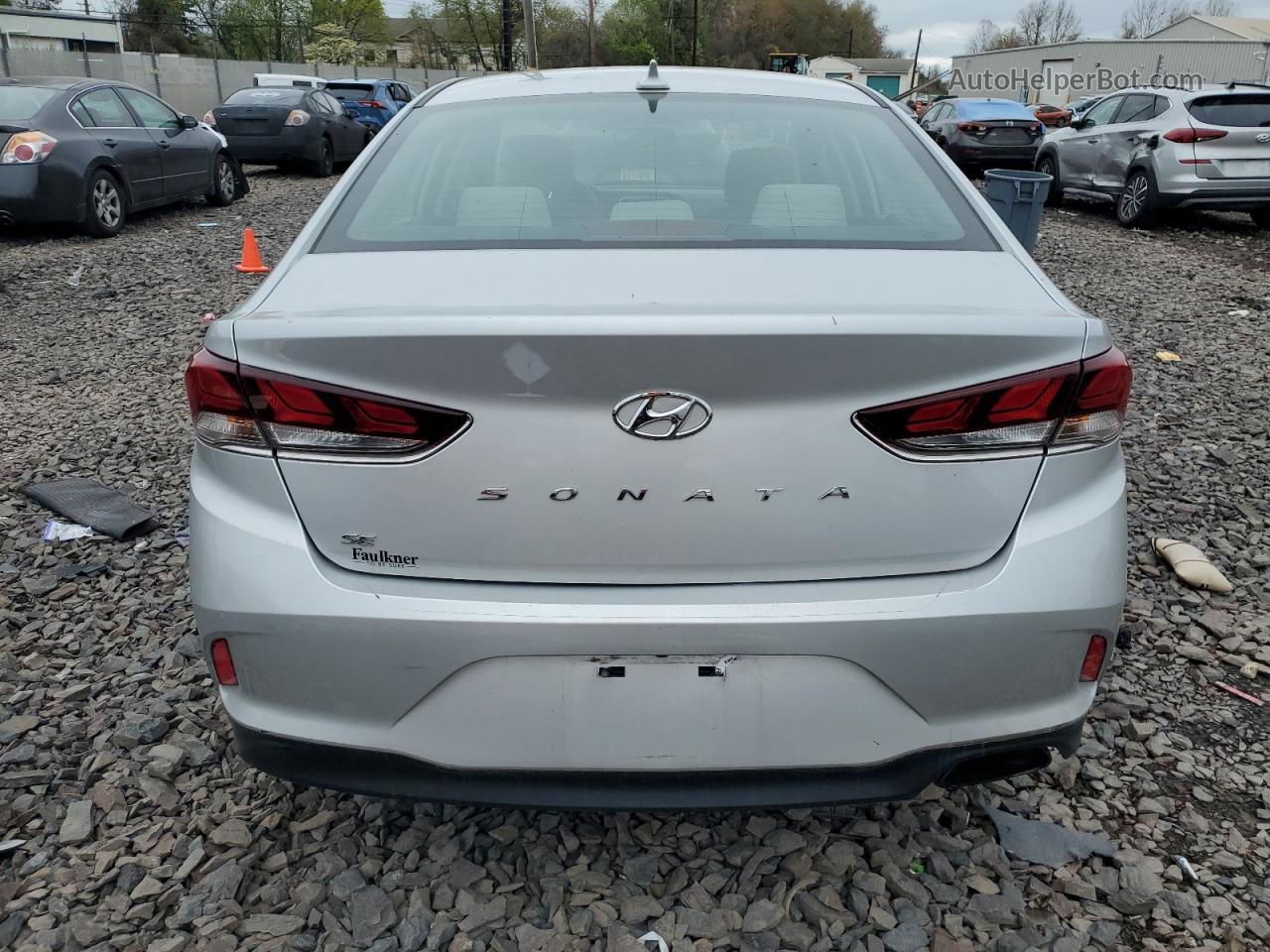 2018 Hyundai Sonata Se Silver vin: 5NPE24AF2JH695127