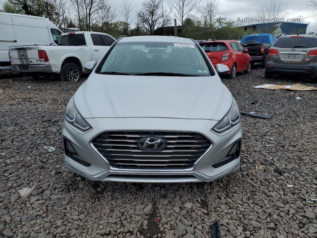 2018 Hyundai Sonata Se Silver vin: 5NPE24AF2JH695127