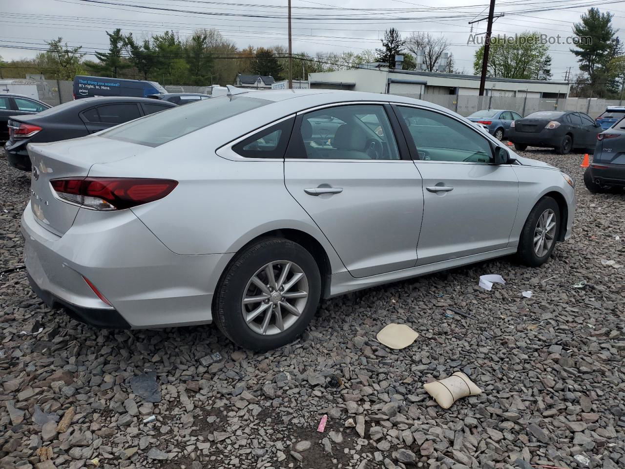 2018 Hyundai Sonata Se Silver vin: 5NPE24AF2JH695127