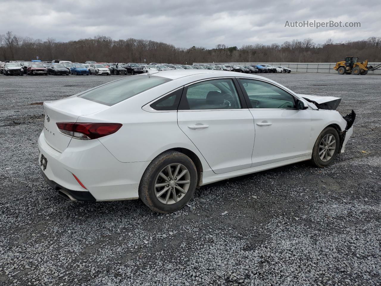 2018 Hyundai Sonata Se White vin: 5NPE24AF2JH709933