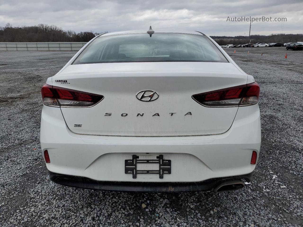 2018 Hyundai Sonata Se White vin: 5NPE24AF2JH709933