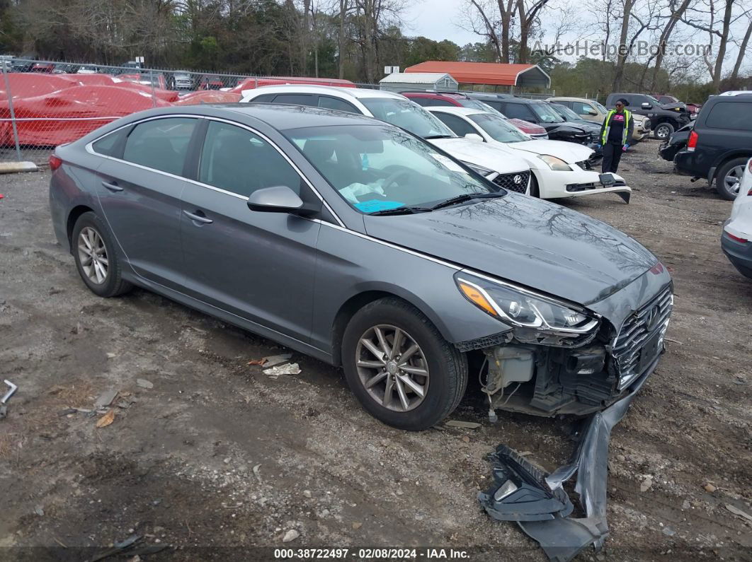 2018 Hyundai Sonata Se Gray vin: 5NPE24AF2JH727607