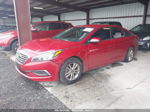 2017 Hyundai Sonata   Red vin: 5NPE24AF3HH448287