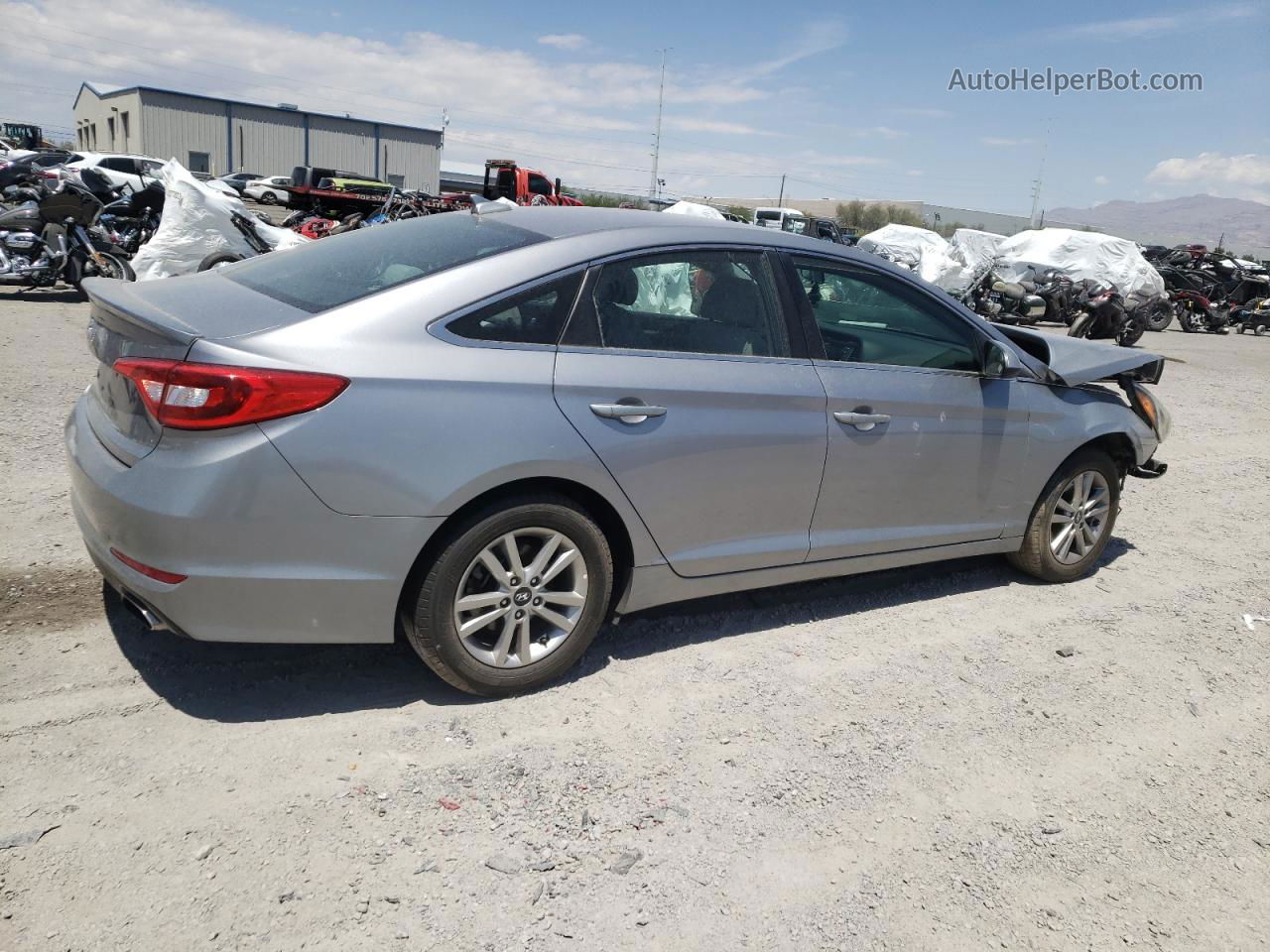 2017 Hyundai Sonata Se Silver vin: 5NPE24AF3HH451884