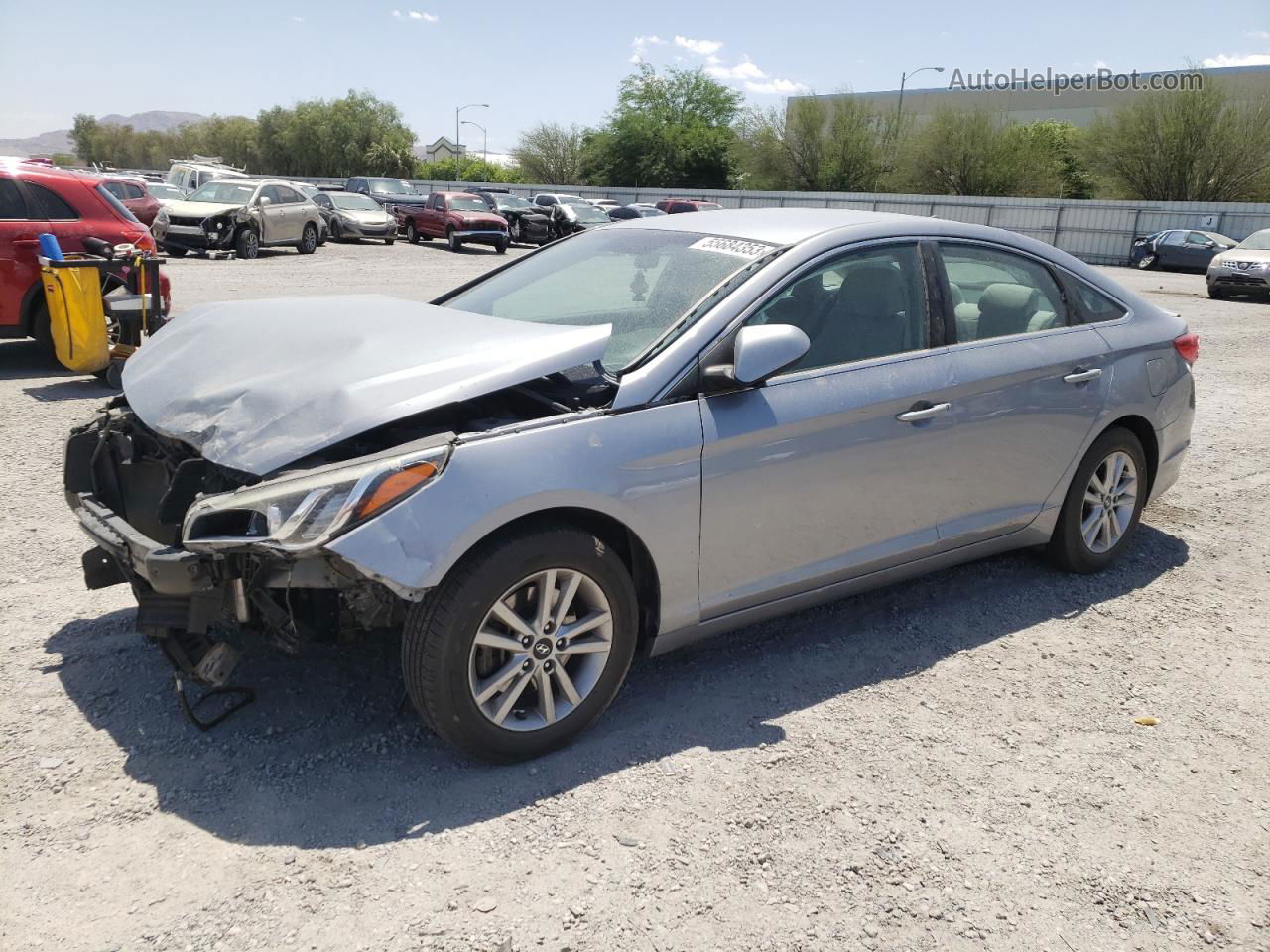 2017 Hyundai Sonata Se Silver vin: 5NPE24AF3HH451884