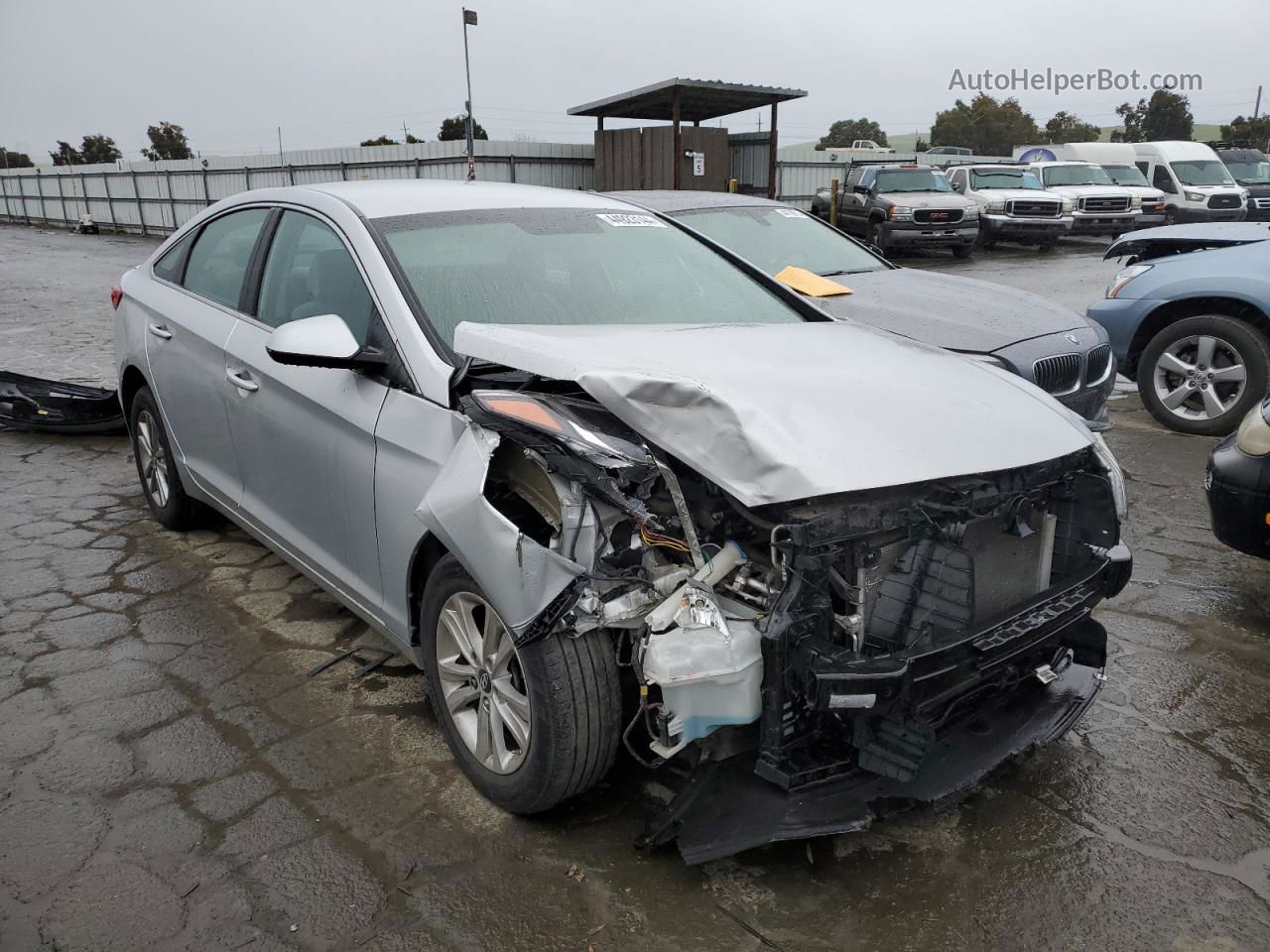 2017 Hyundai Sonata Se Silver vin: 5NPE24AF3HH518127