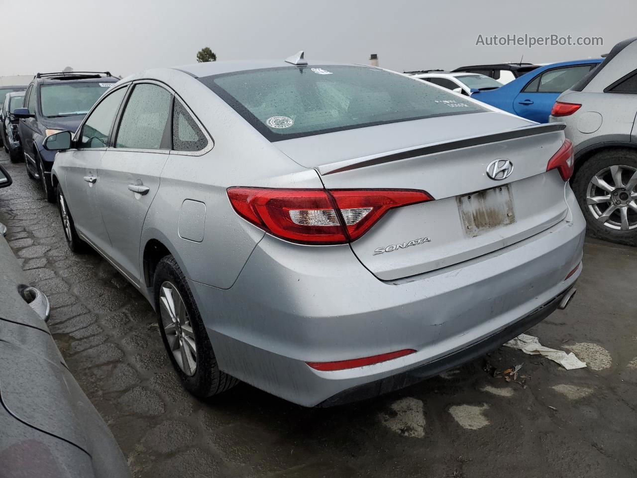 2017 Hyundai Sonata Se Silver vin: 5NPE24AF3HH518127