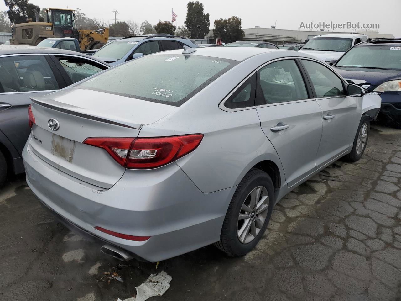 2017 Hyundai Sonata Se Silver vin: 5NPE24AF3HH518127