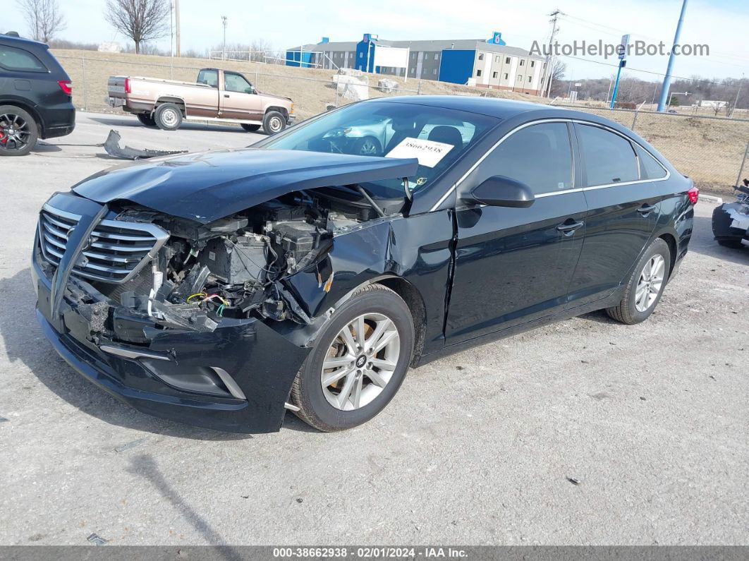 2017 Hyundai Sonata Se Black vin: 5NPE24AF3HH524591