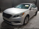 2017 Hyundai Sonata   Silver vin: 5NPE24AF3HH579882