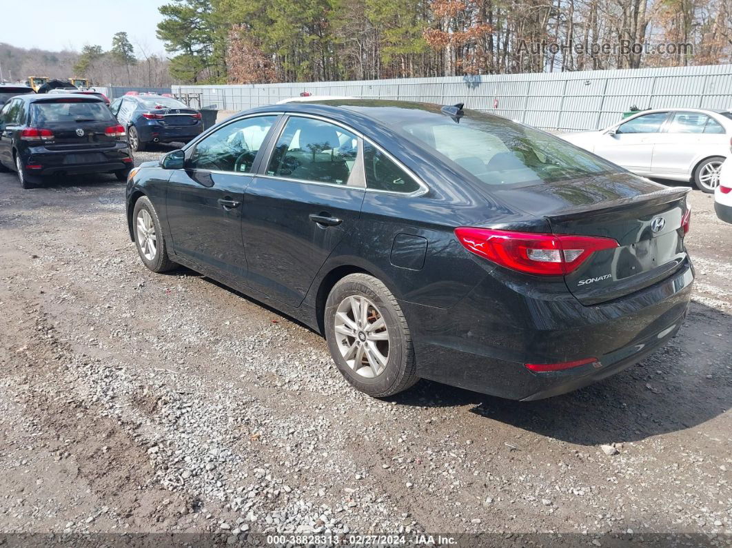 2017 Hyundai Sonata   Black vin: 5NPE24AF3HH585178