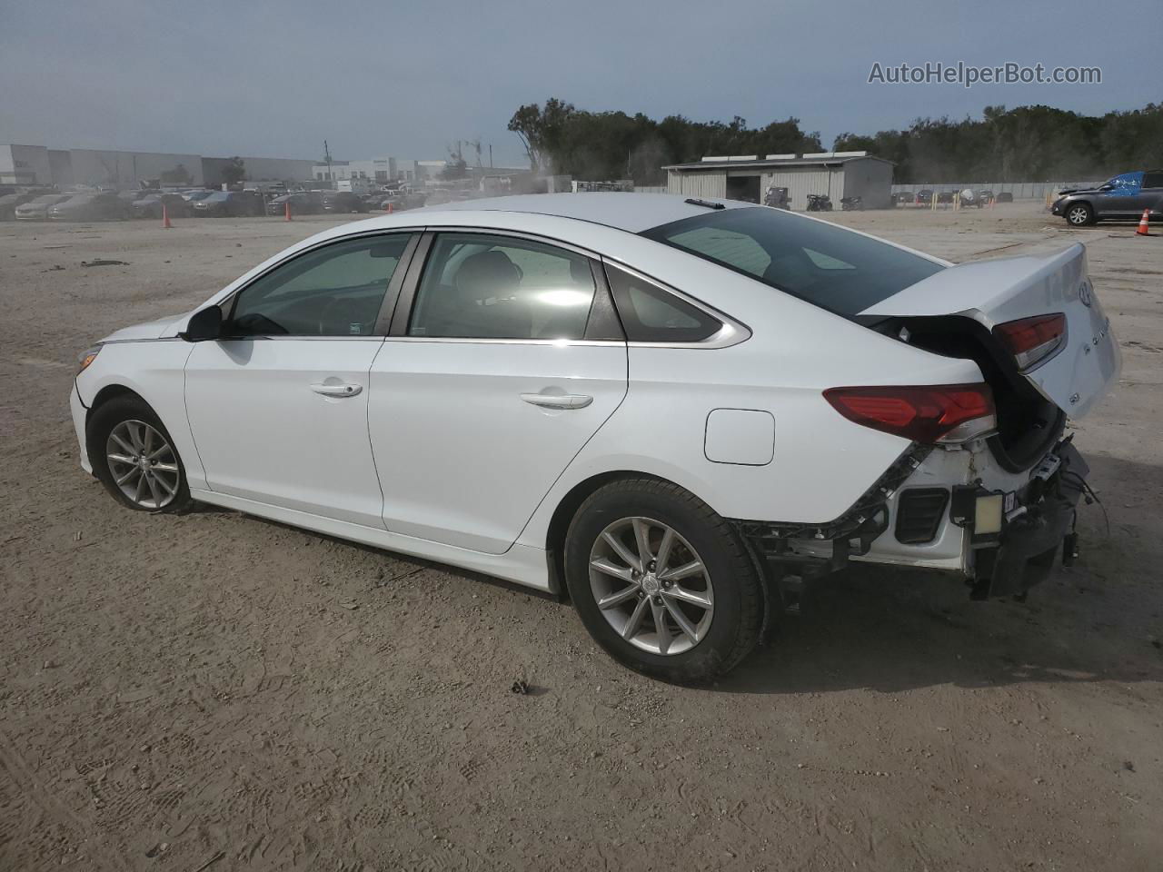 2018 Hyundai Sonata Se White vin: 5NPE24AF3JH605144