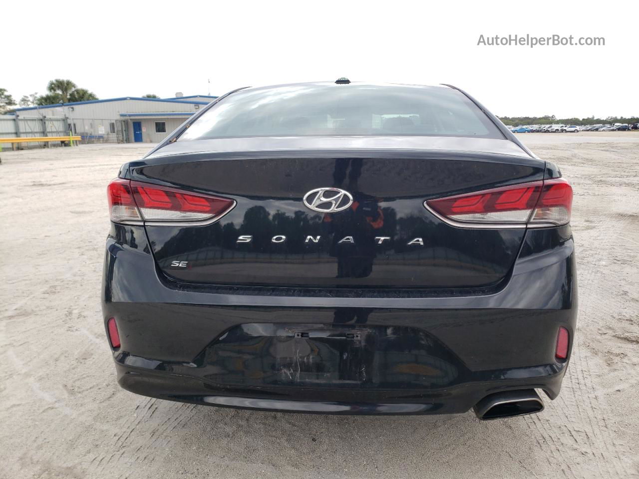 2018 Hyundai Sonata Se Черный vin: 5NPE24AF3JH612983