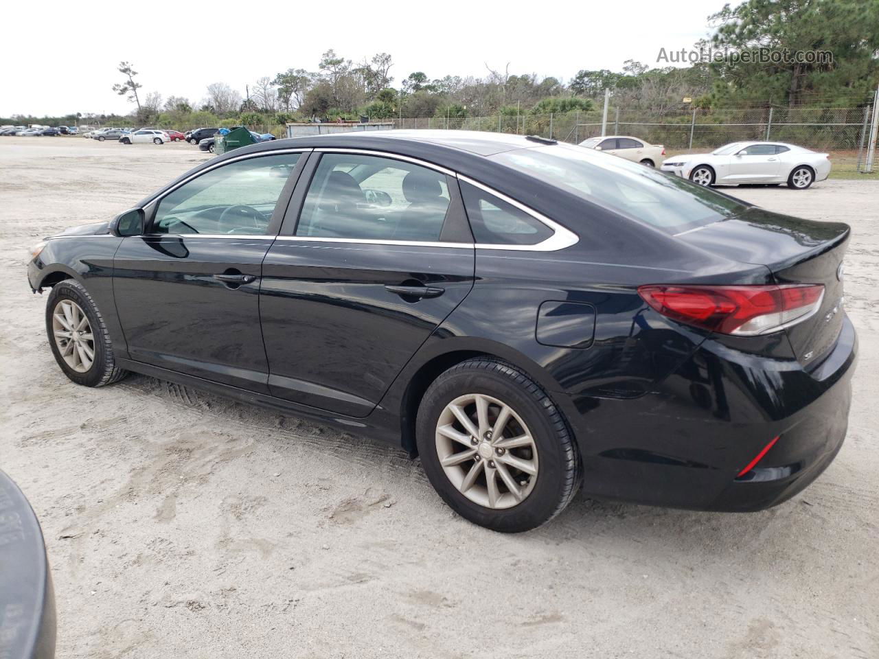 2018 Hyundai Sonata Se Black vin: 5NPE24AF3JH612983