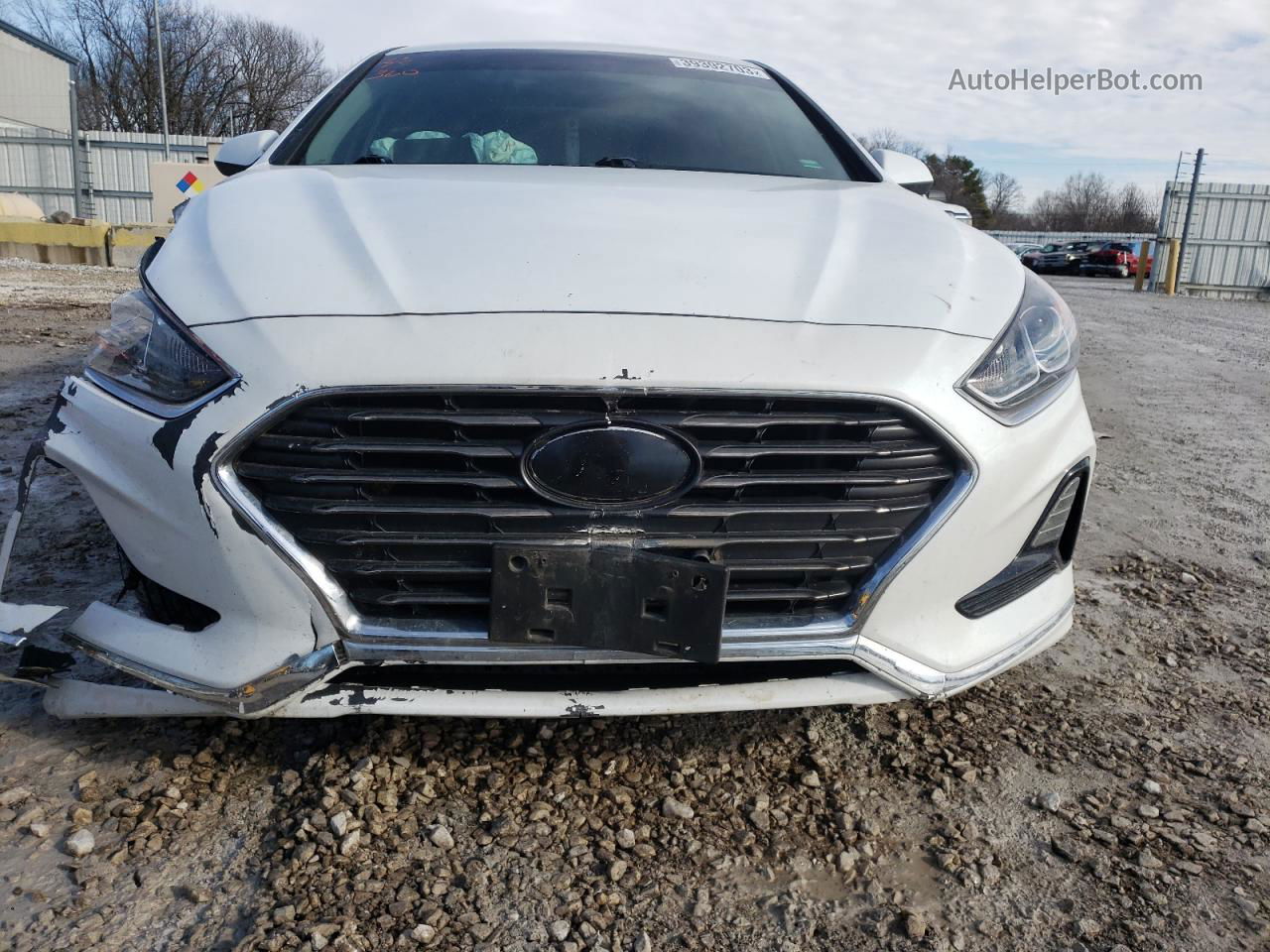 2018 Hyundai Sonata Se White vin: 5NPE24AF3JH618685