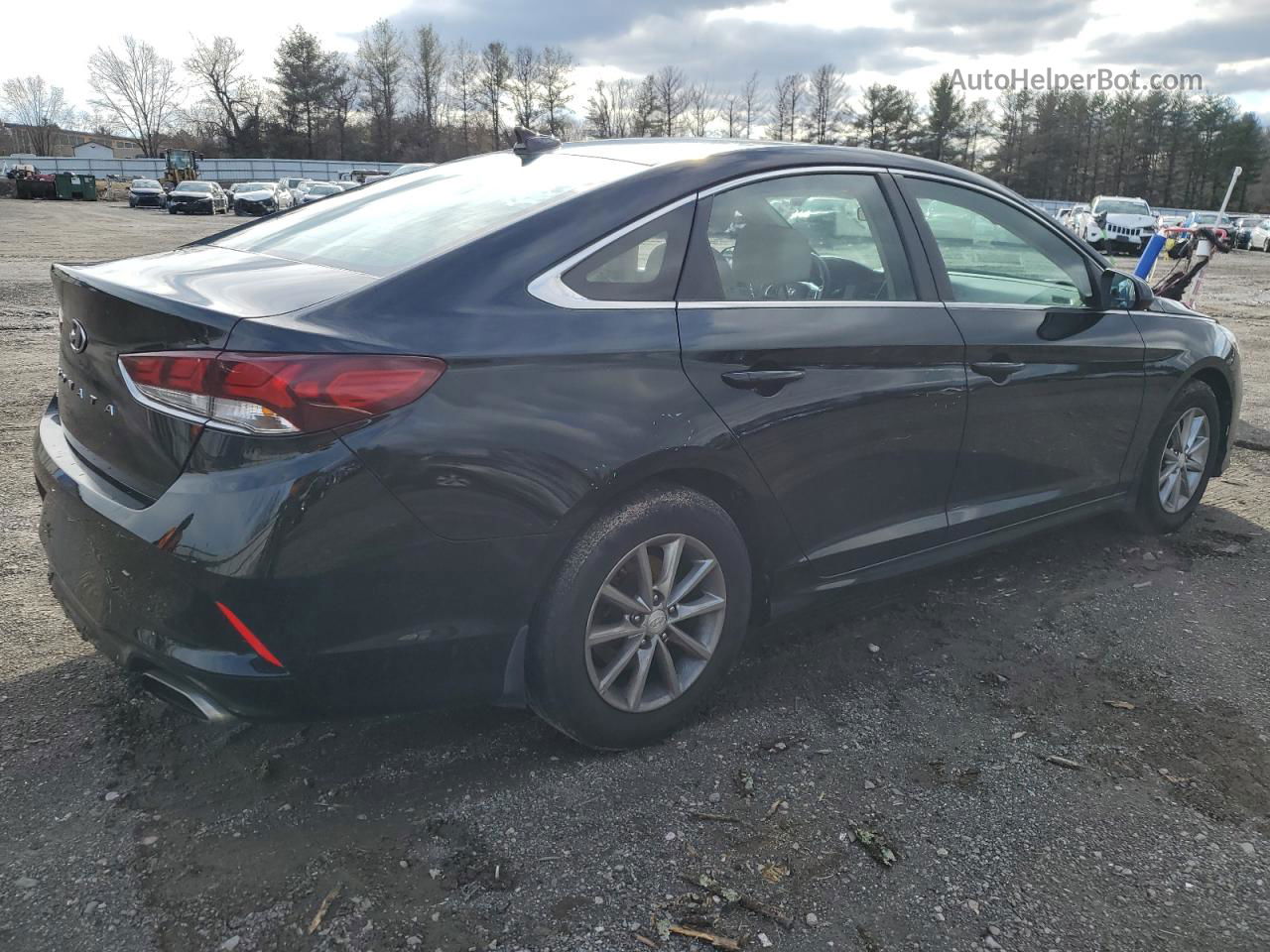 2018 Hyundai Sonata Se Black vin: 5NPE24AF3JH661407