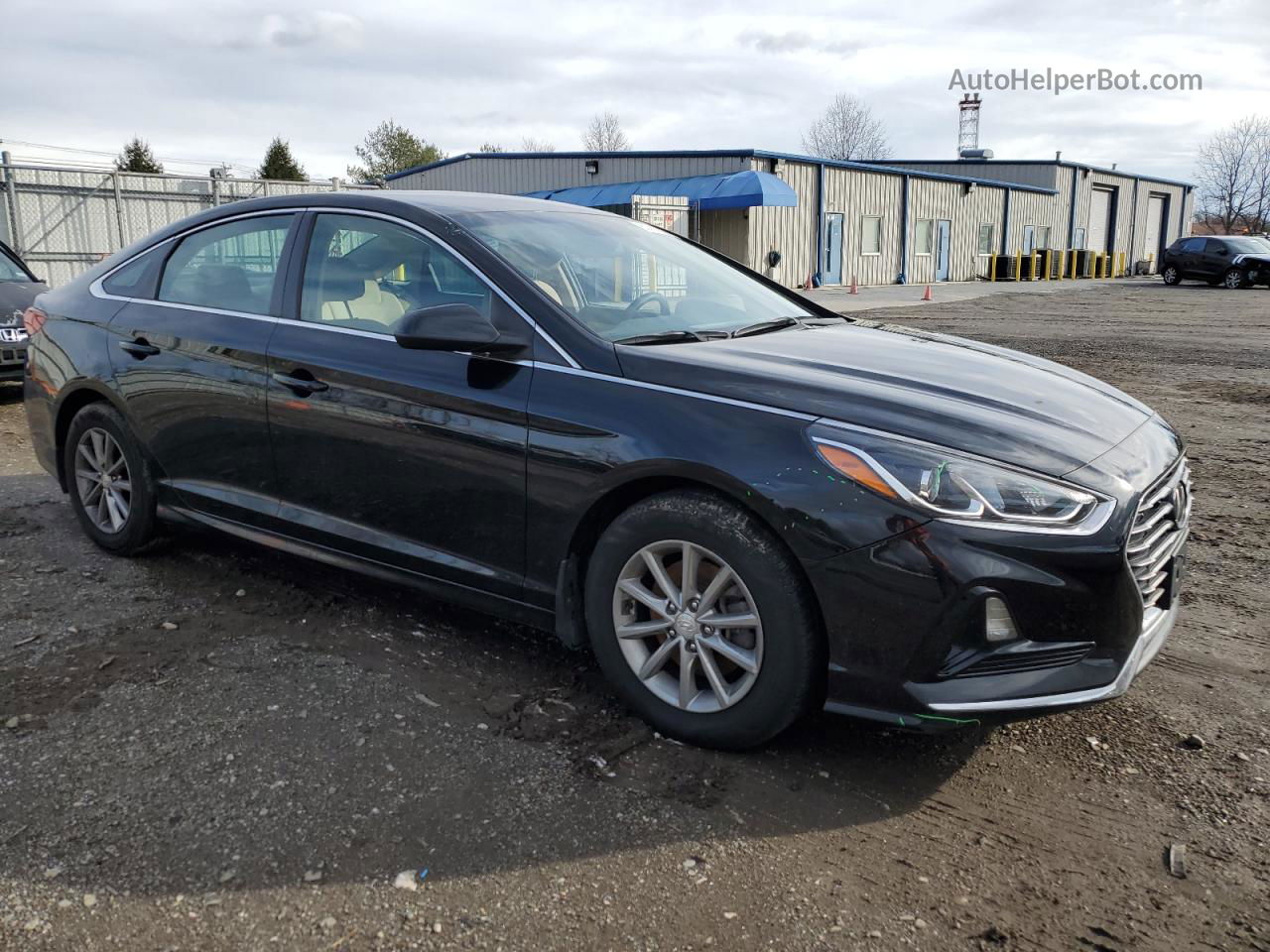 2018 Hyundai Sonata Se Black vin: 5NPE24AF3JH661407