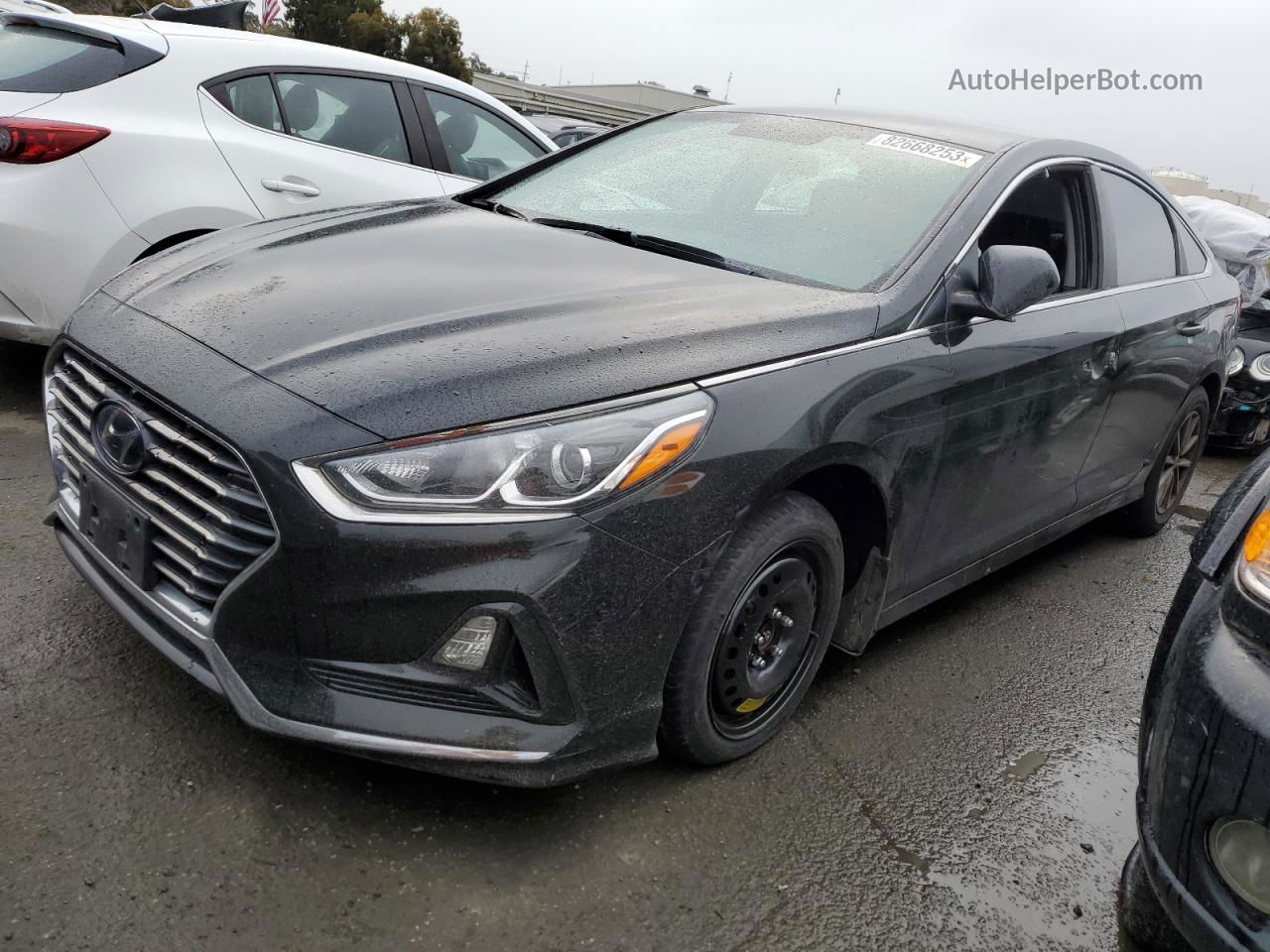 2018 Hyundai Sonata Se Black vin: 5NPE24AF3JH674481