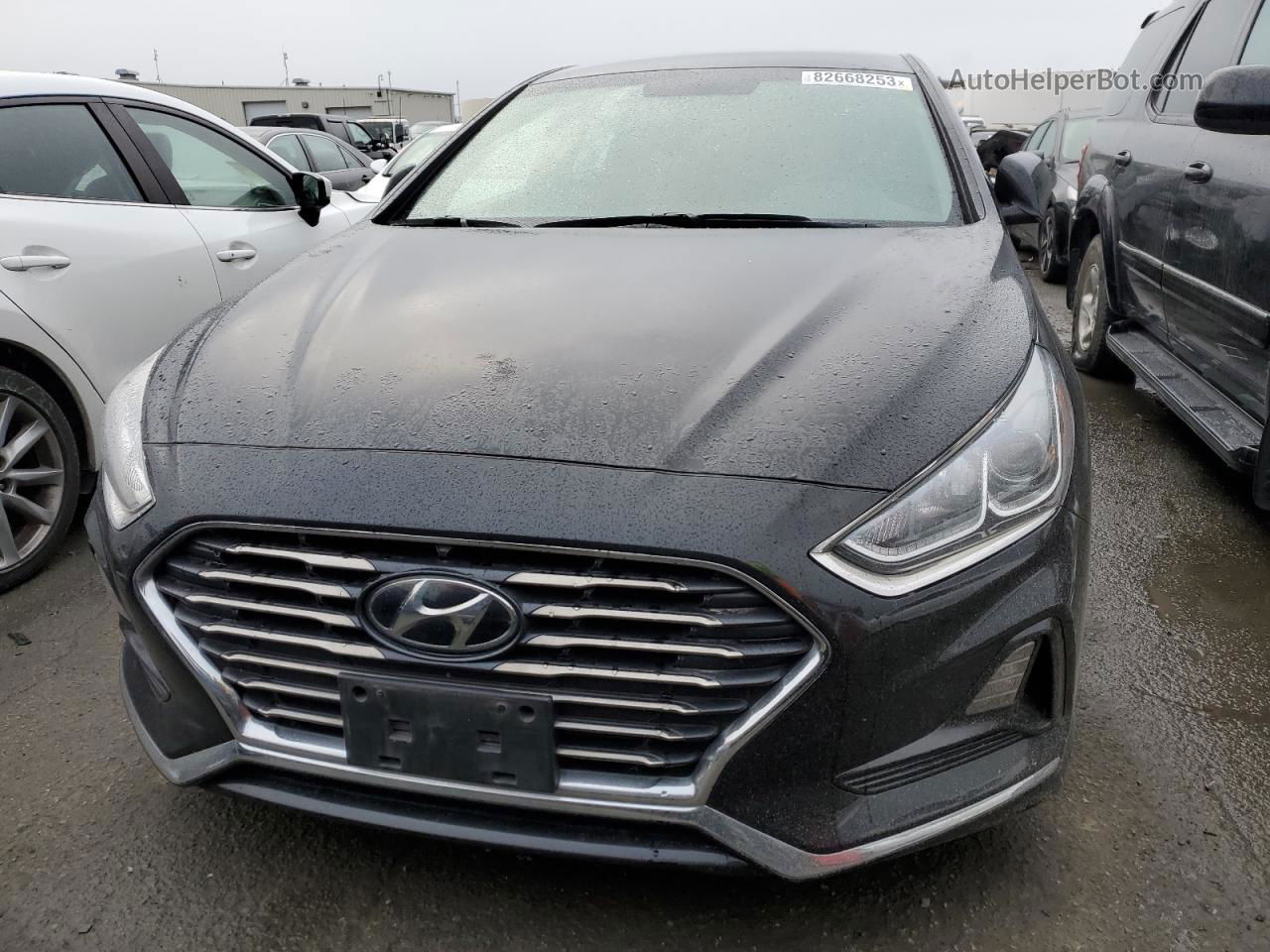 2018 Hyundai Sonata Se Black vin: 5NPE24AF3JH674481