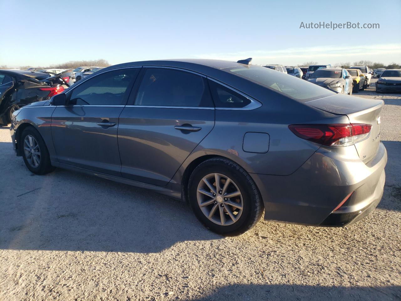 2018 Hyundai Sonata Se Gray vin: 5NPE24AF3JH678367