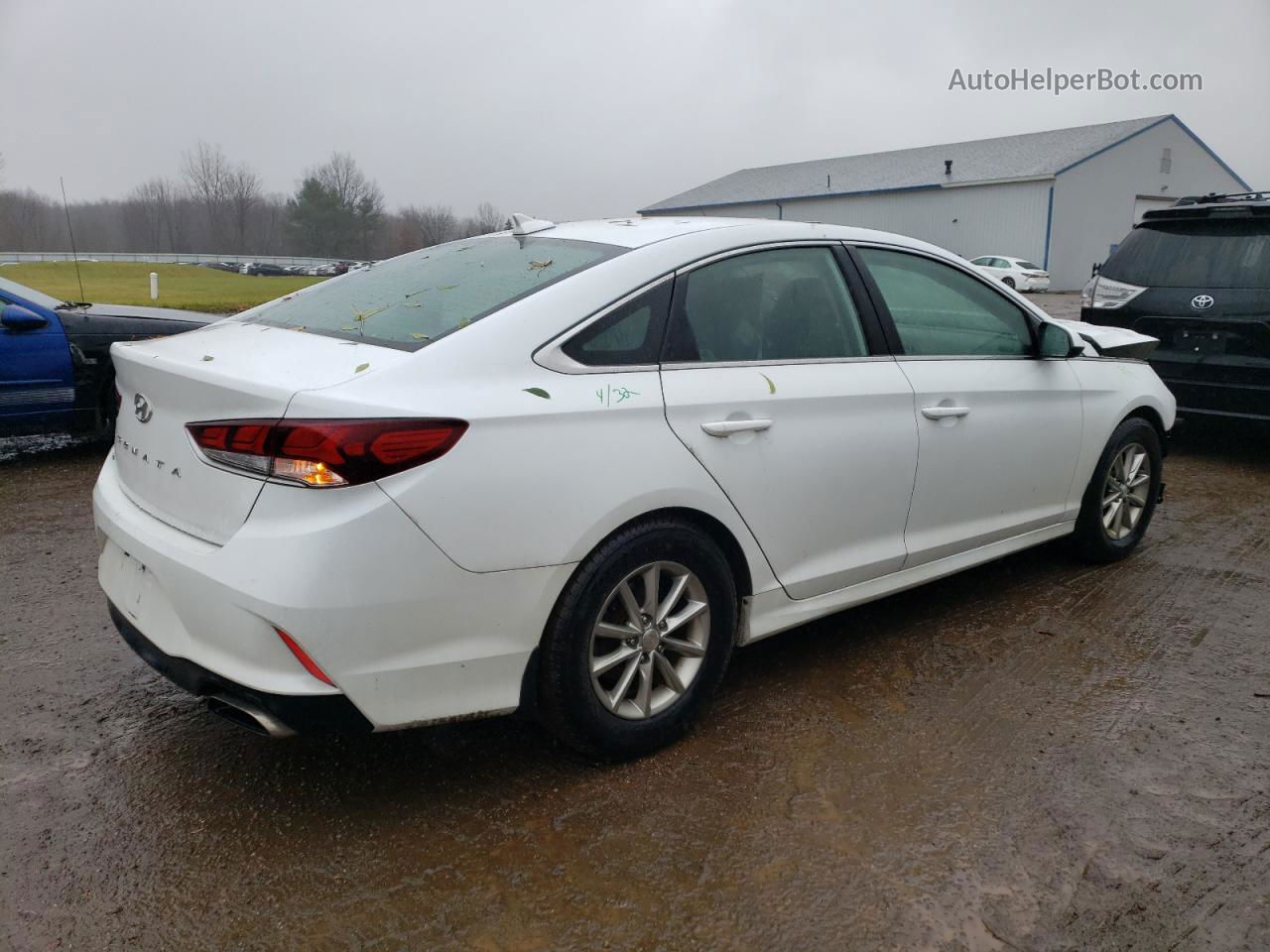 2018 Hyundai Sonata Se Белый vin: 5NPE24AF3JH705096