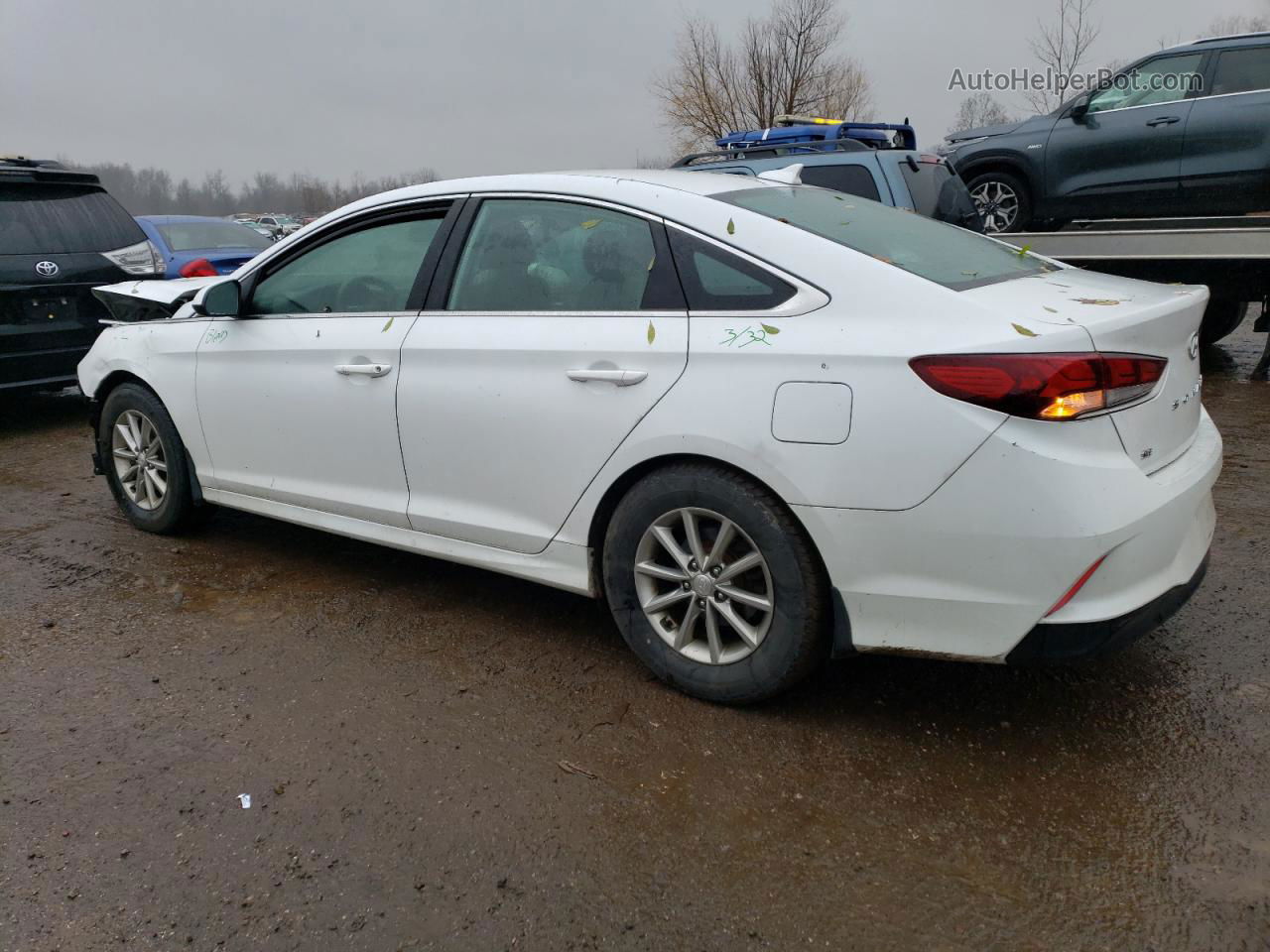 2018 Hyundai Sonata Se Белый vin: 5NPE24AF3JH705096