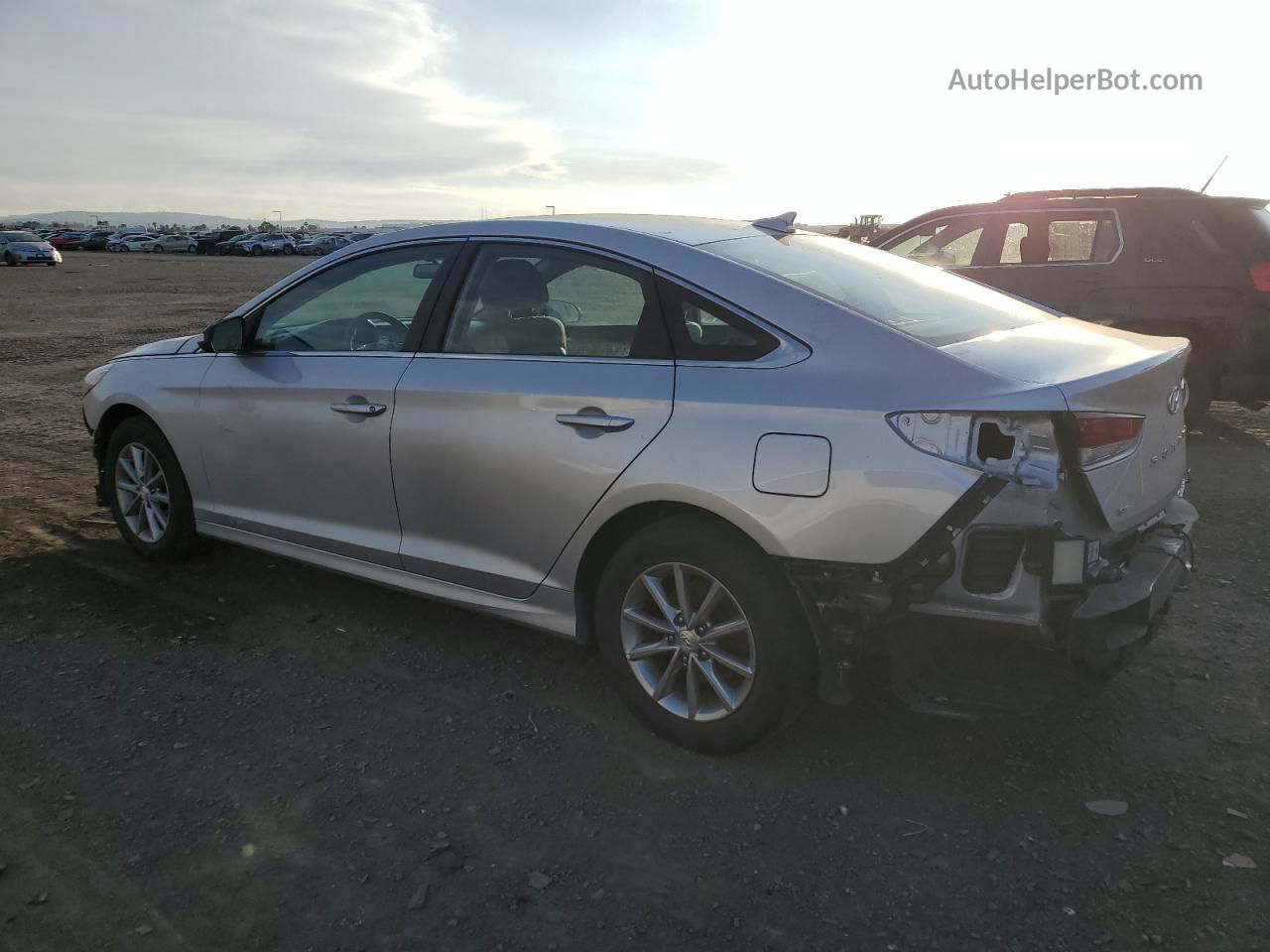 2018 Hyundai Sonata Se Silver vin: 5NPE24AF3JH708063