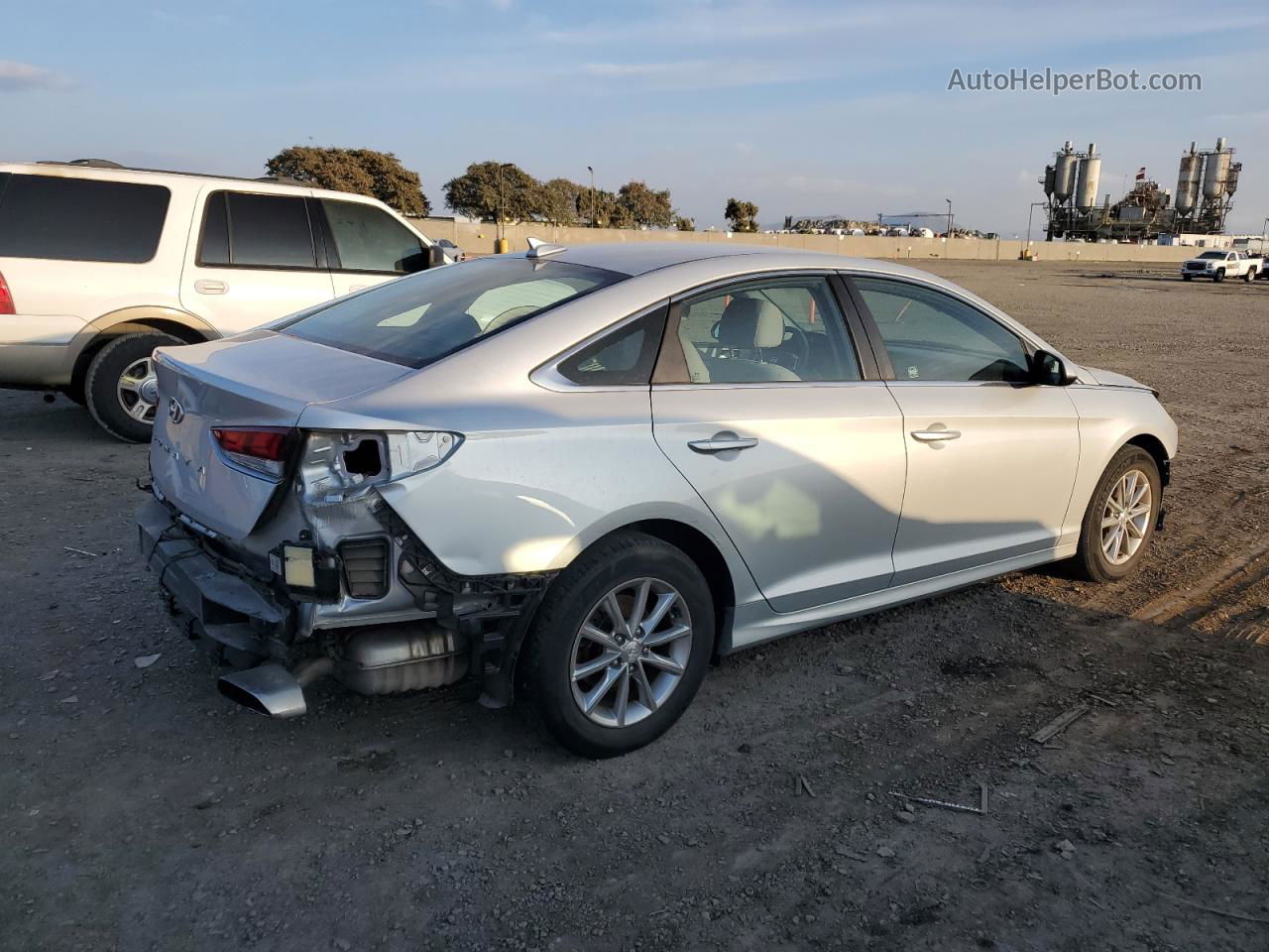 2018 Hyundai Sonata Se Silver vin: 5NPE24AF3JH708063