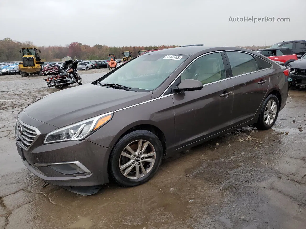 2017 Hyundai Sonata Se Tan vin: 5NPE24AF4HH519576