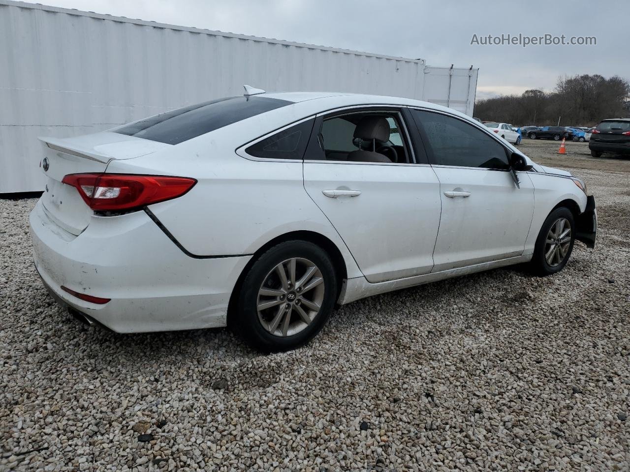 2017 Hyundai Sonata Se Белый vin: 5NPE24AF4HH527886